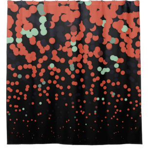 Geometric colourful vintage background. Abstract h Shower Curtain
