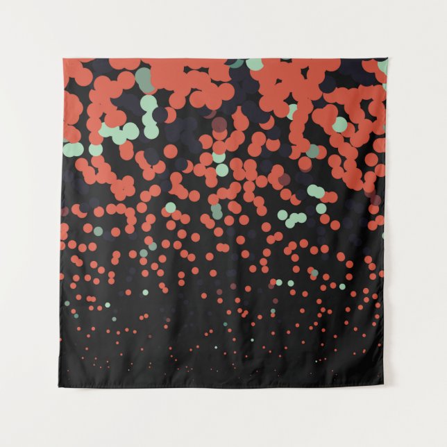 Geometric colourful vintage background. Abstract h Tapestry (Front)