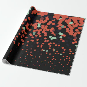 Geometric colourful vintage background. Abstract h Wrapping Paper