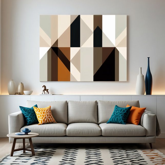 Geometric Confluence Canvas Print (Creator Uploaded)