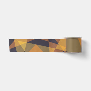 Geometric, cool, trendy, modern, simple triangles satin ribbon