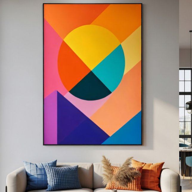 Geometric Cosmos Poster (Creator Uploaded)
