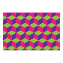 Geometric Cube Pattern