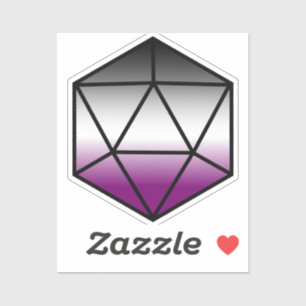 Geometric D20 Ace Pride Flag