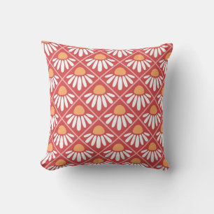 Geometric Daisy Delight Cushion