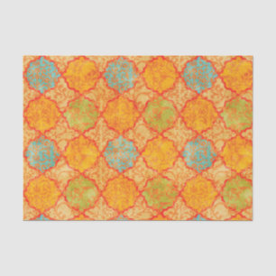 Geometric Damask Tissue Paper