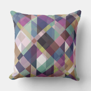 geometric dark shades pattern pillow