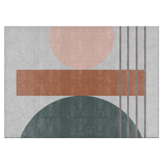 Geometric Daylight III Cutting Board (Front)