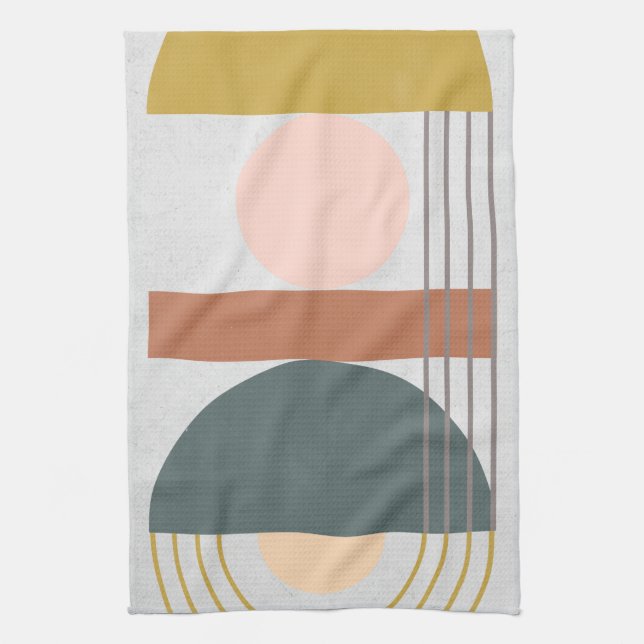 Geometric Daylight III Tea Towel (Vertical)