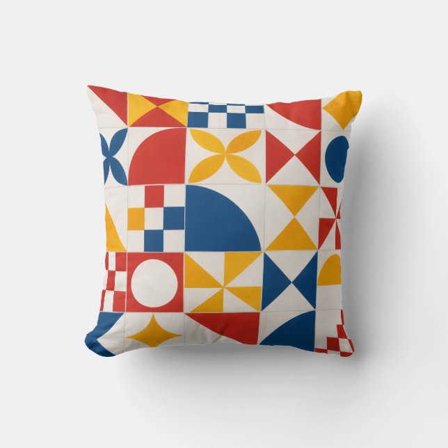Geometric Decorative Cushion (Front)