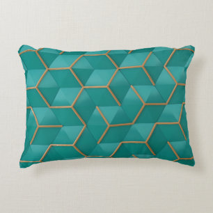 geometric decorative cushion