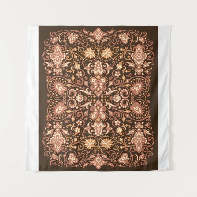 Geometric decorative ornamental pattern. Abstract  Tapestry (Front)