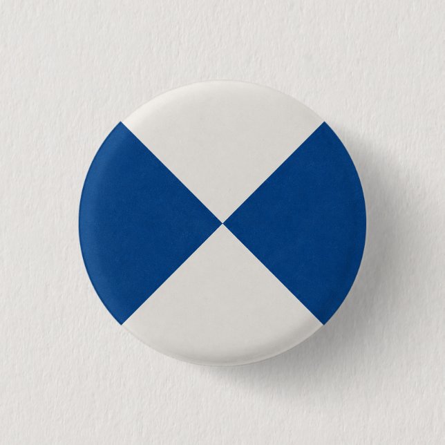 Geometric Decorative Tile 3 Cm Round Badge (Front)