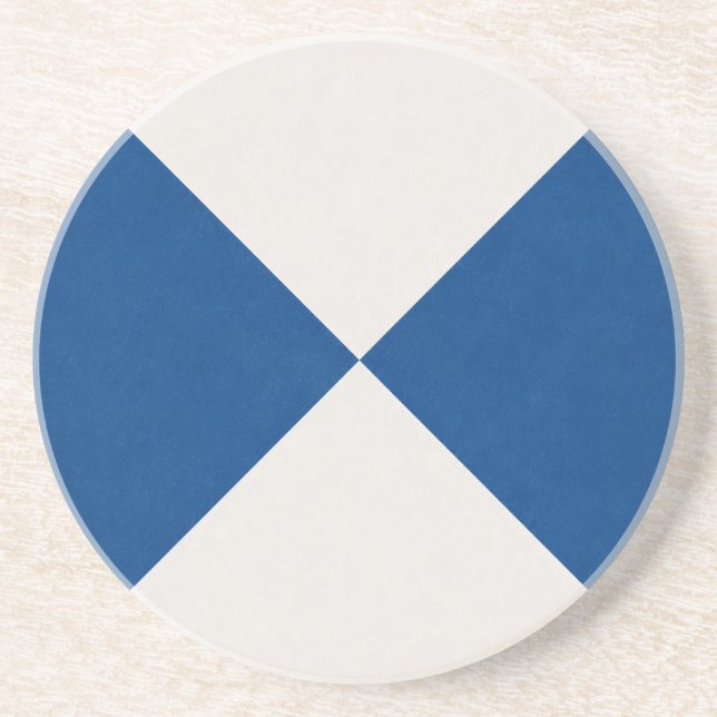 Geometric Decorative Tile Coaster (Front)