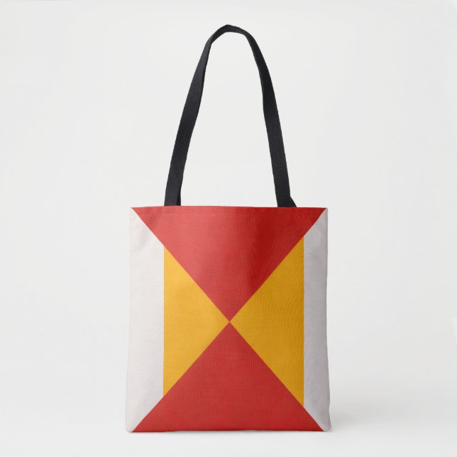 Geometric Decorative Tote Bag (Front)