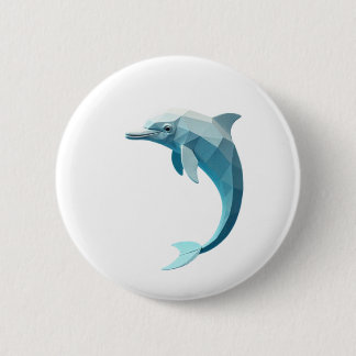 Geometric Delfine 6 Cm Round Badge