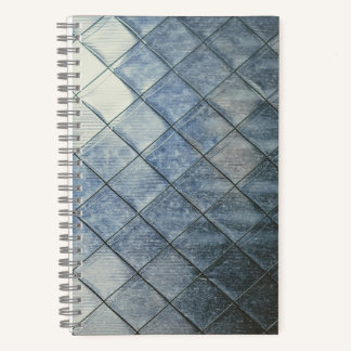 Geometric Denim   Notebook
