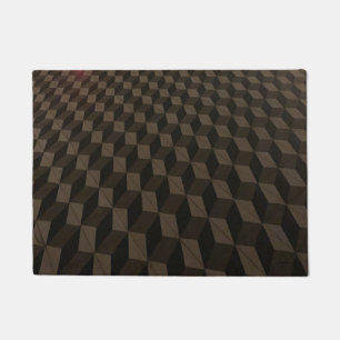 Geometric Depths Doormat