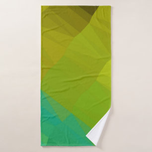 Geometric design. Colorful gradient background. Ge Bath Towel