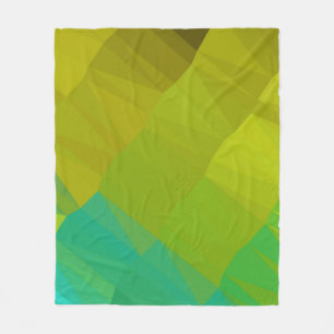 Geometric design. Colourful gradient background. G Fleece Blanket