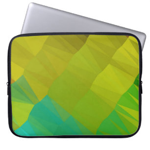 Geometric design. Colourful gradient background. G Laptop Sleeve