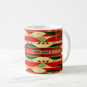 Geometric Design in Desert Colours Coffee Mug