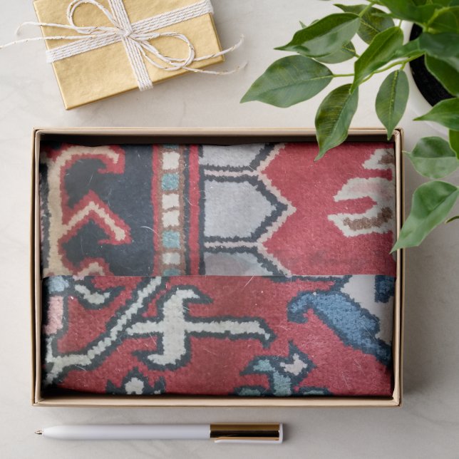 Geometric Design Persian Rug Photo Tissue Paper (Gift)