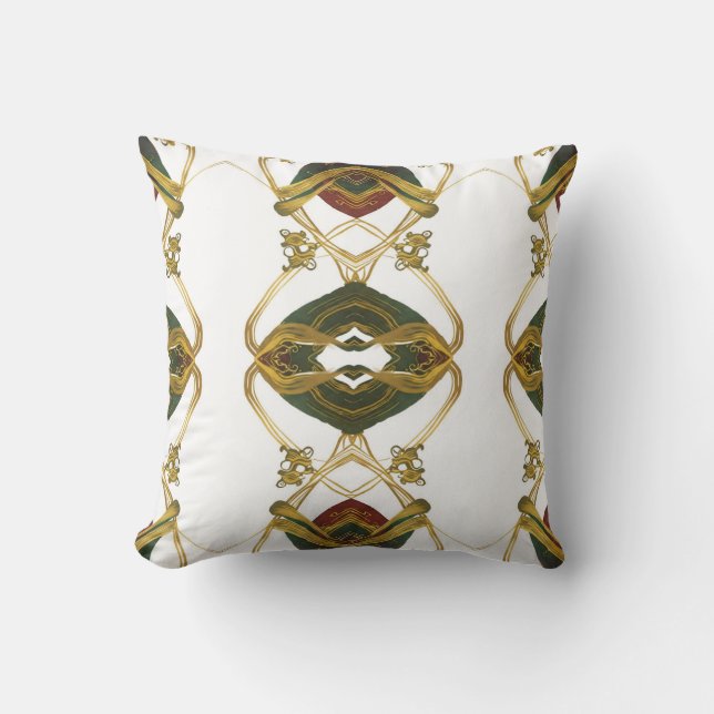 Geometric design pillows vintage elegant  (Front)