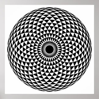 Geometric design poster