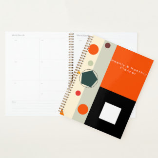 Geometric Design Weekly & Monthly Planner