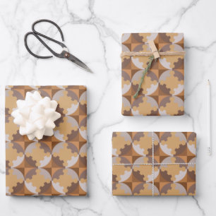 GEOMETRIC DESIGN. WRAPPING PAPER SHEET