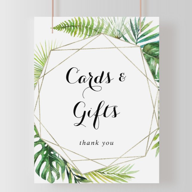 Geometric Destination Cards and Gifts Sign (Creator Uploaded)