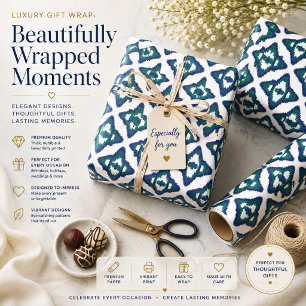Geometric Diamond Wrapping Paper