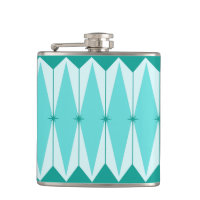 Geometric Diamonds & Starbursts Flask