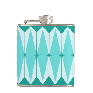 Geometric Diamonds & Starbursts Flask