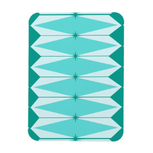 Geometric Diamonds & Starbursts Flexible Magnet
