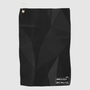 Geometric Disc Golf Towel with Bag Clip