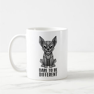 Geometric Dog Coffee Mug