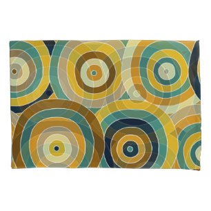 Geometric Doodle: Vibrant Seamless Background Pillowcase