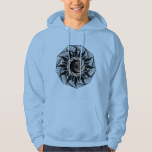 geometric drawing  hoodie