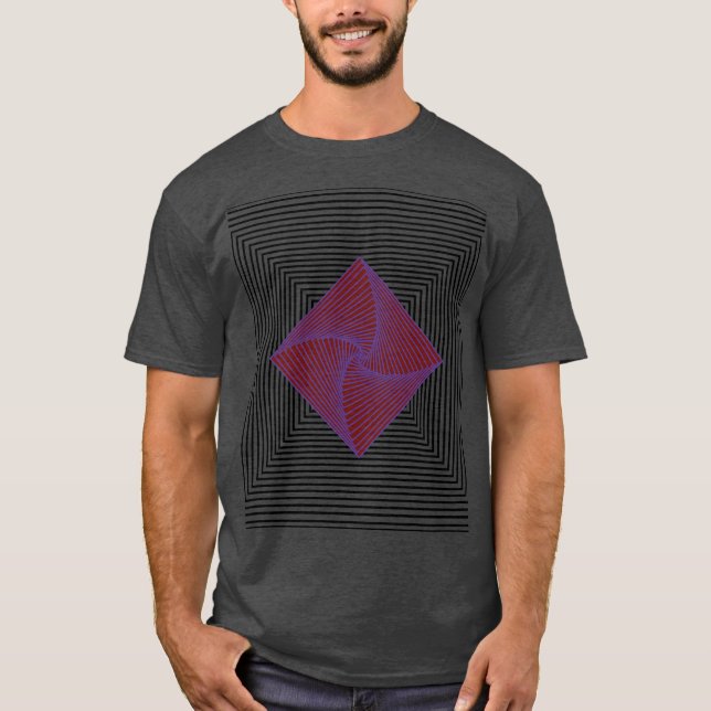 geometric drawing  T-Shirt (Front)