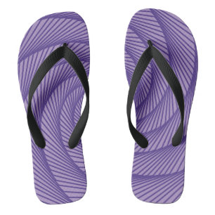 geometric drawing Violet Jandals