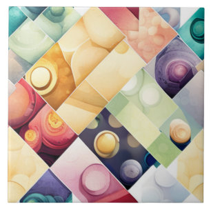 Geometric Drops Tile