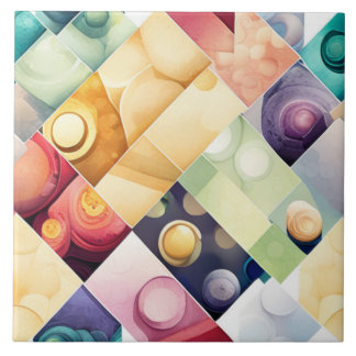 Geometric Drops Tile