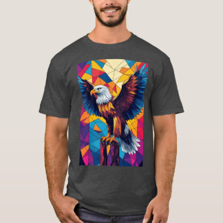 Geometric Eagle Eagly funny T-Shirt
