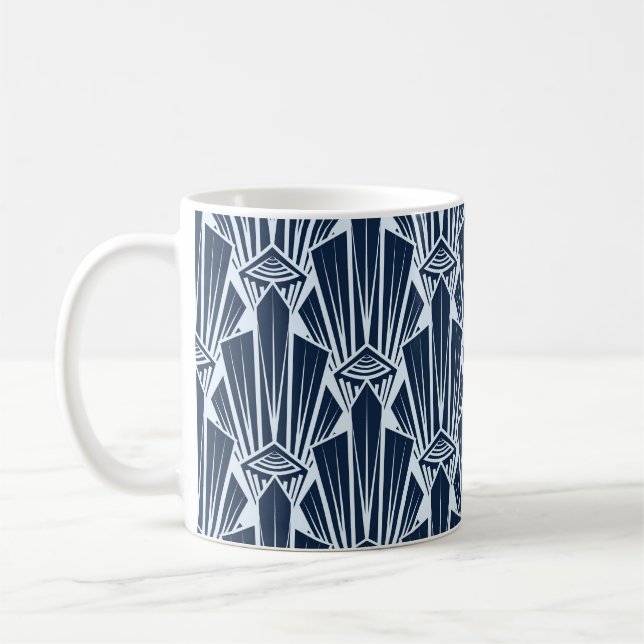 Geometric Elements: Stylised Modern Pattern Coffee Mug (Left)