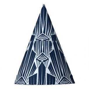 Geometric Elements: Stylised Modern Pattern Party Hat