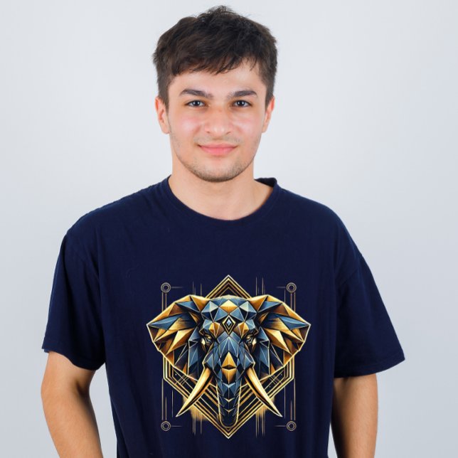 geometric elephant t-shirt (Creator Uploaded)