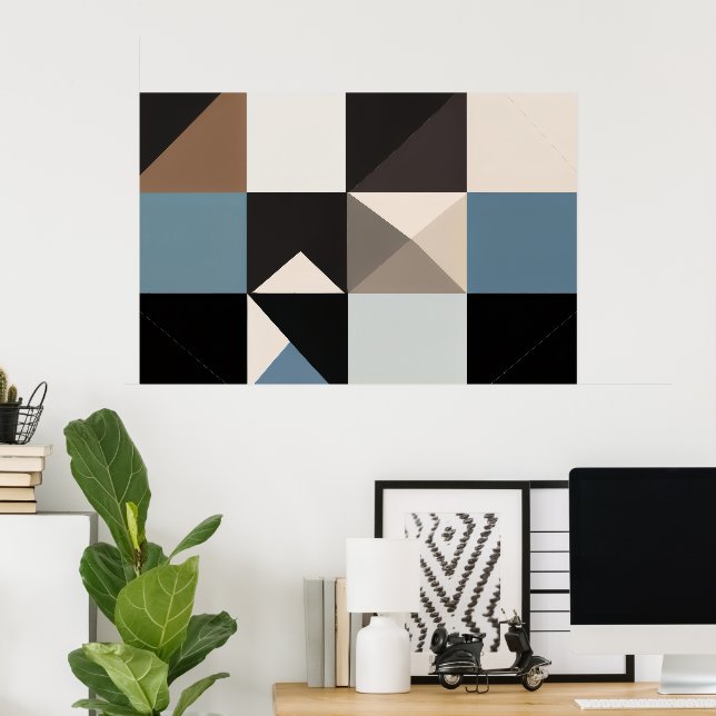 Geometric Essence Poster (Home Office)