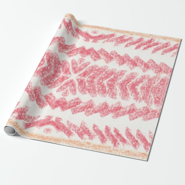 Geometric ethnic oriental seamless pattern. Tradit Wrapping Paper (Unrolled)